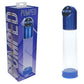 Shots Toys | PUMPED Automatic Waterproof Pump - Metal Blue/Clear Automatic Penis Pump