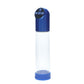 Shots Toys | PUMPED Automatic Waterproof Pump - Metal Blue/Clear Automatic Penis Pump