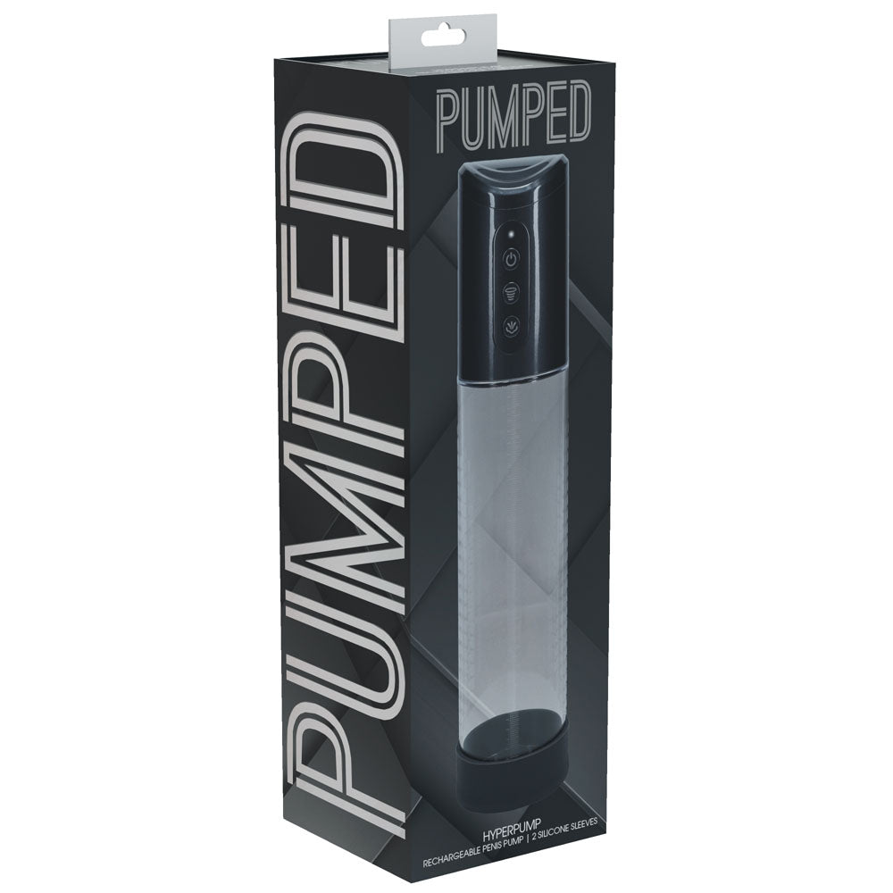 Shots Toys | PUMPED Hyperpump Automatic Pump - Gunmetal Auto Penis Pump