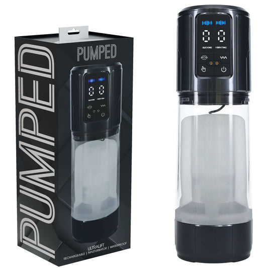 Shots Toys | PUMPED UltraLift Automatic Masturbator - Gun Metal