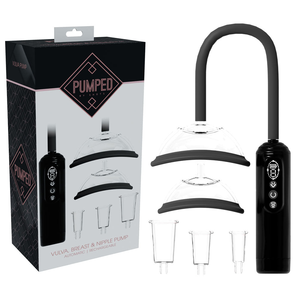 Shots Toys | PUMPED Vulva, Breast & Nipple Pump - Black