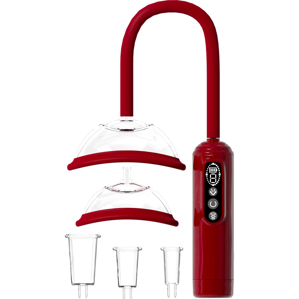 Shots Toys | PUMPED Vulva, Breast & Nipple Pump - Red