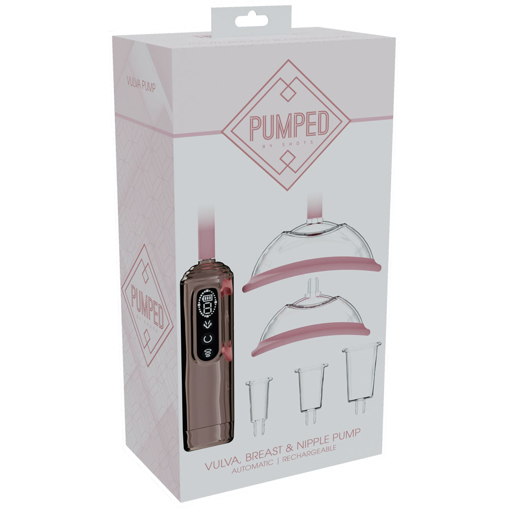 Shots Toys | PUMPED Vulva, Breast & Nipple Pump - Rose Gold