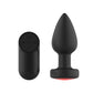 Passion Play Vibrating Butt Plug with LED Base and Wireless Remote - M