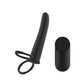 Passion Play Vibrating Double Penetrator Cock Ring with Remote