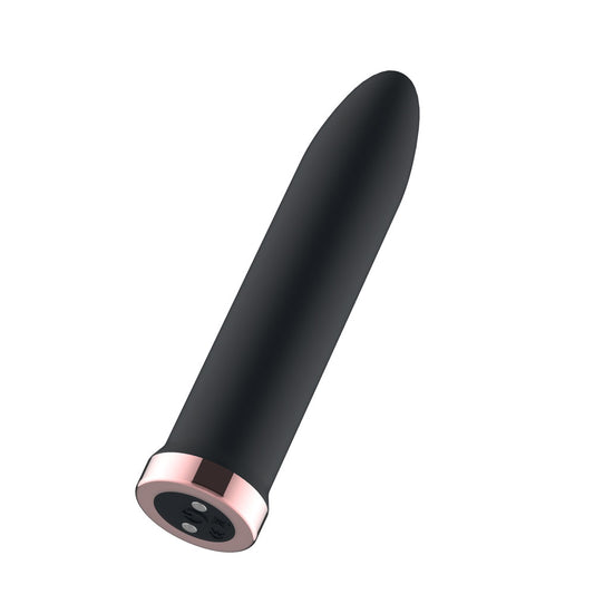 Passion Play Rechargeable Vibrating Bullet - Black