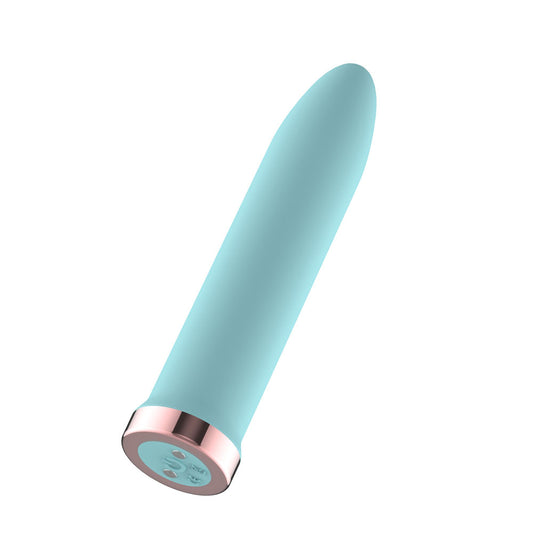 Passion Play Rechargeable Vibrating Bullet - Blue