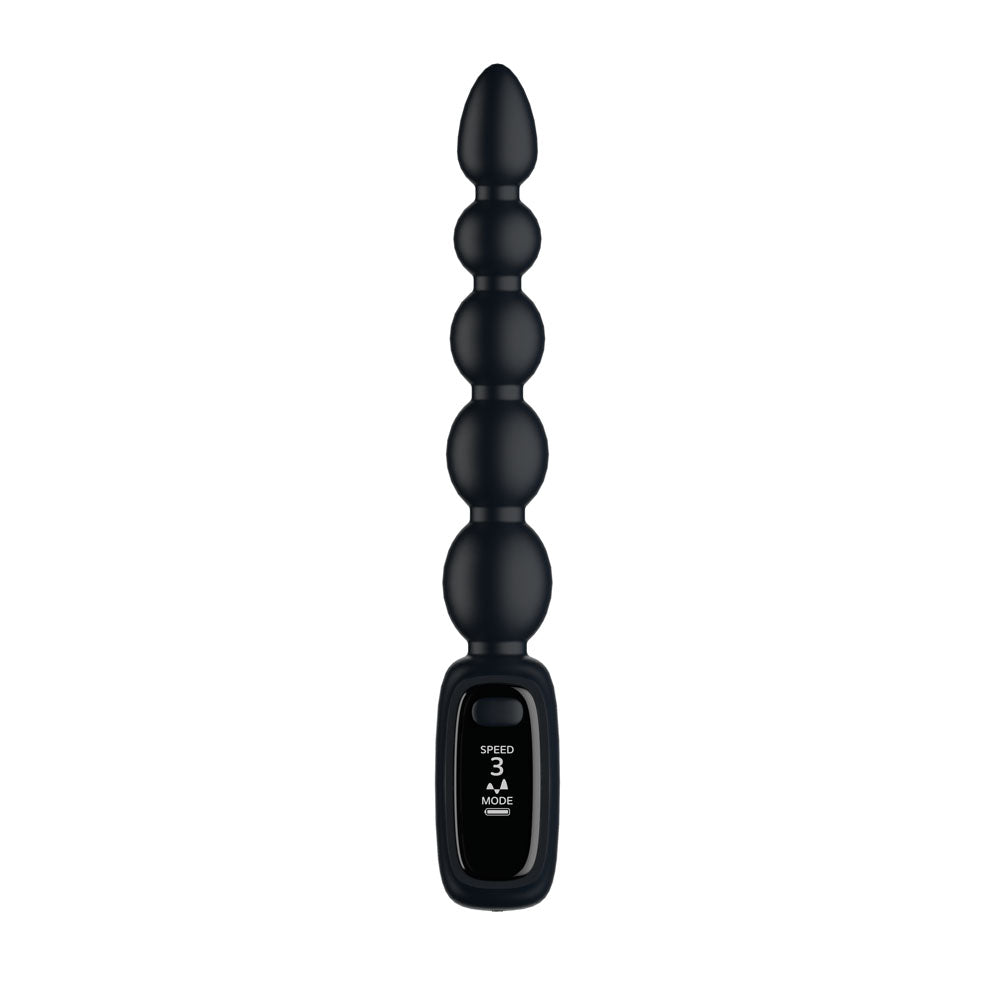 Passion Play Vibrating Anal Beads with LED Screen