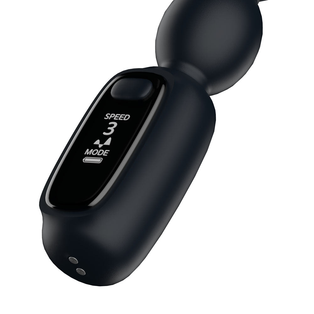 Passion Play Vibrating Anal Beads with LED Screen