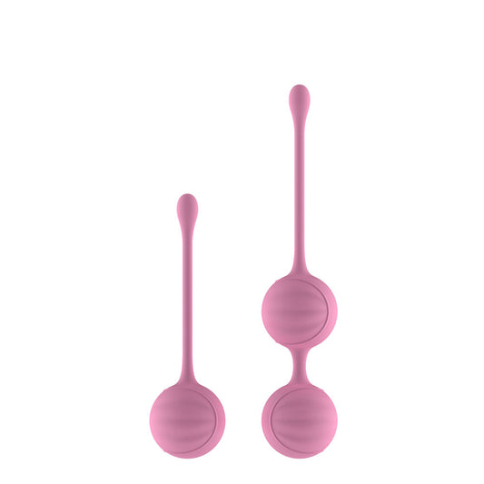 Passion Play Silicone Kegel Ball Set - Pink