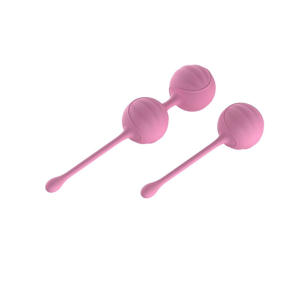 Passion Play Silicone Kegel Ball Set - Pink