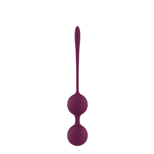 Passion Play Silicone Kegel Ball Set - Purple