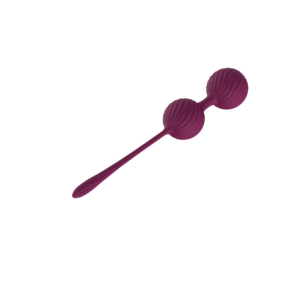 Passion Play Silicone Kegel Ball Set - Purple