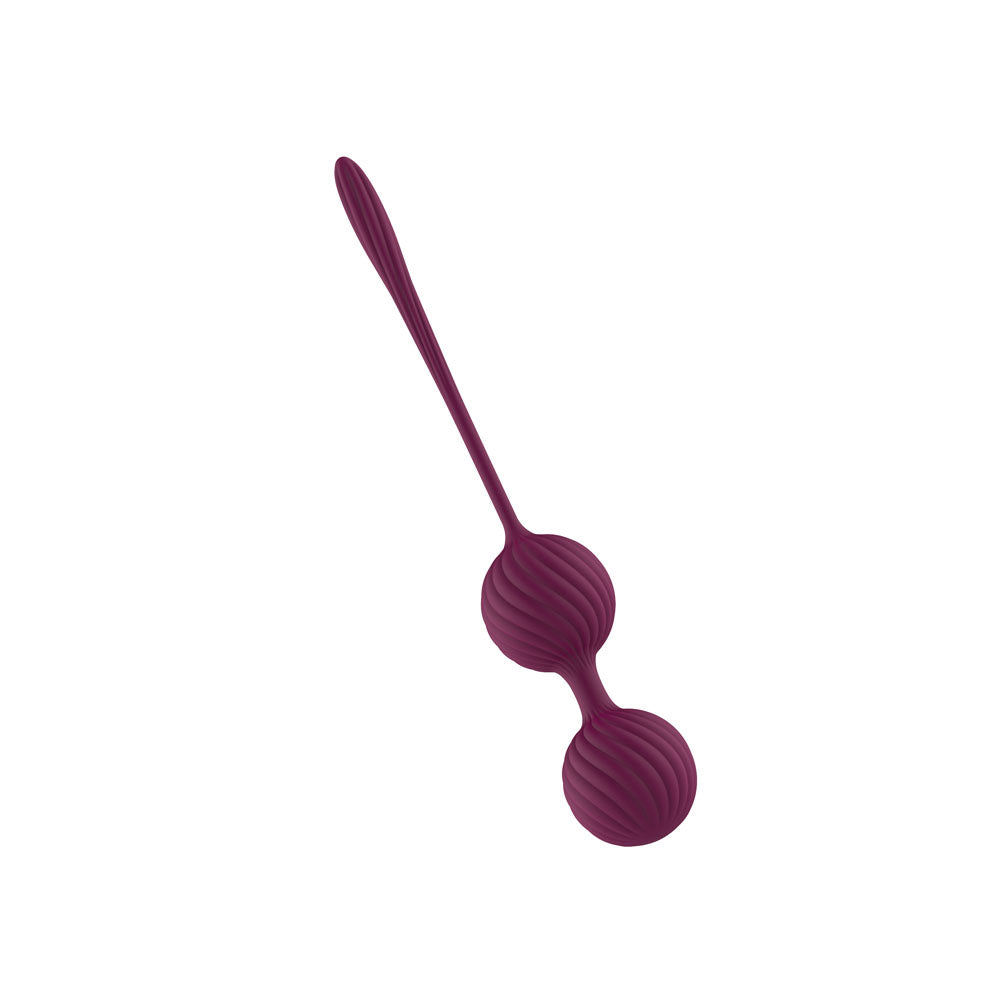 Passion Play Silicone Kegel Ball Set - Purple