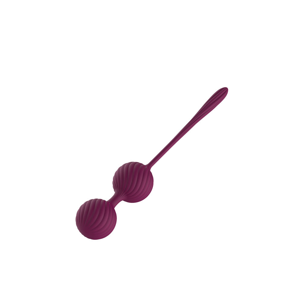 Passion Play Silicone Kegel Ball Set - Purple