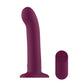 Passion Play Vibrating Dildo with Remote - Purple