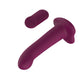 Passion Play Vibrating Dildo with Remote - Purple