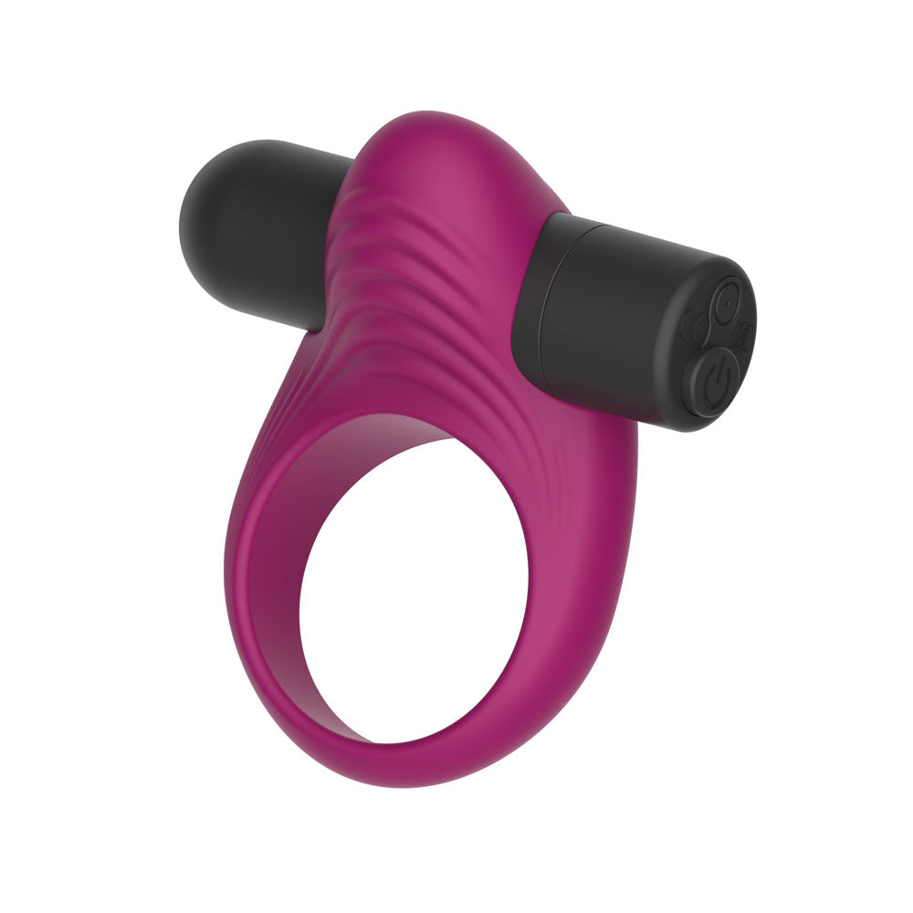 Passion Play Silicone Vibrating Cockring Penis Ring