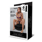 Whipsmart Inflatable Vibrating Love Seat - Black Inflatable Cushion with 6" Vibrating Dong