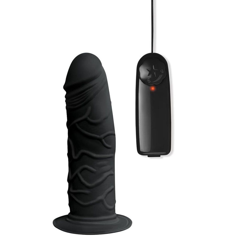 Whipsmart Inflatable Vibrating Love Seat - Black Inflatable Cushion with 6" Vibrating Dong