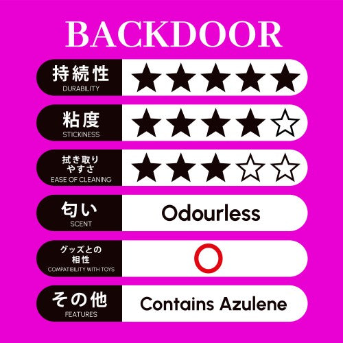 Pepee Backdoor Back Door Advanced Anal Water Based Lubricant 50ml