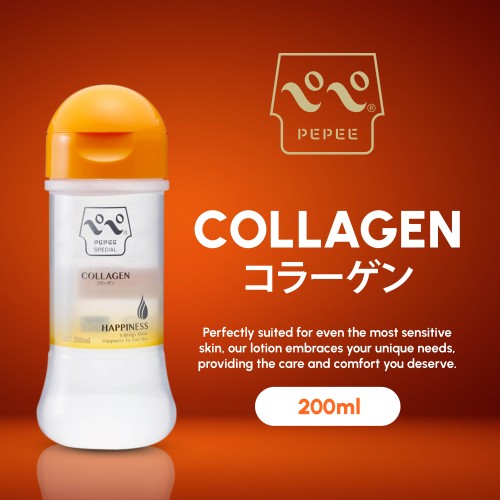 Pepee Collagen Water Based Lube Lubricant 50ml/200ml/360ml - MULTIPLE SIZES