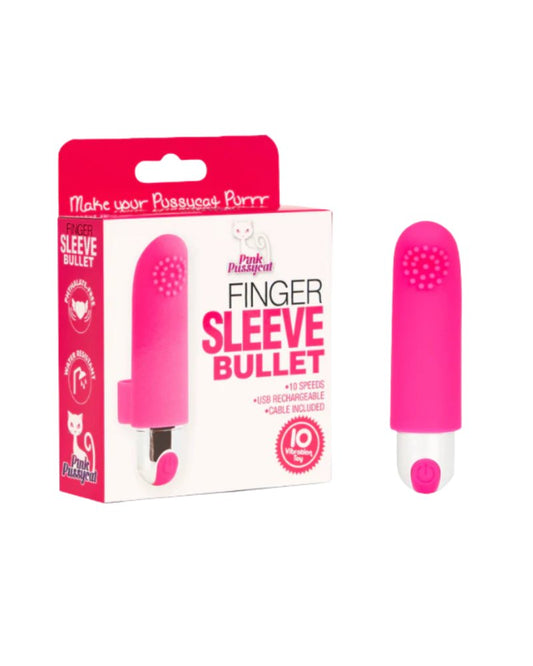 Cousins Group | Pink Pussycat Finger Sleeve Bullet Vibrator