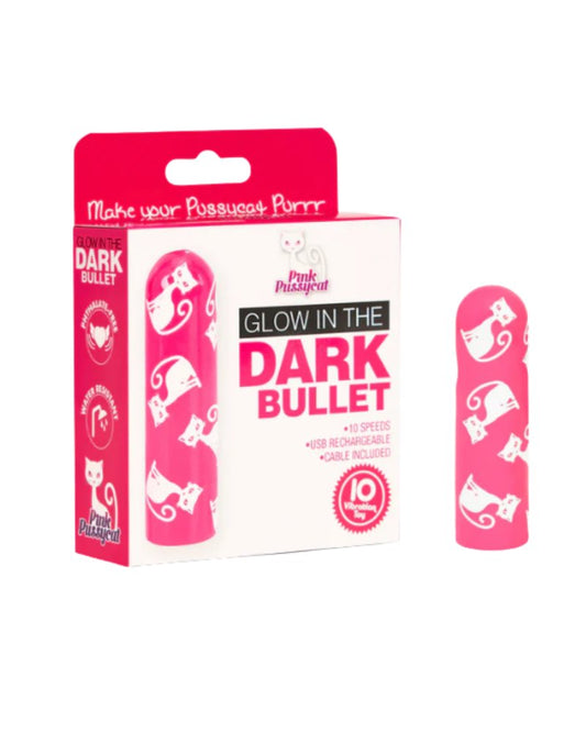 Cousins Group | Pink Pussycat Glow In The Dark Bullet Vibrator
