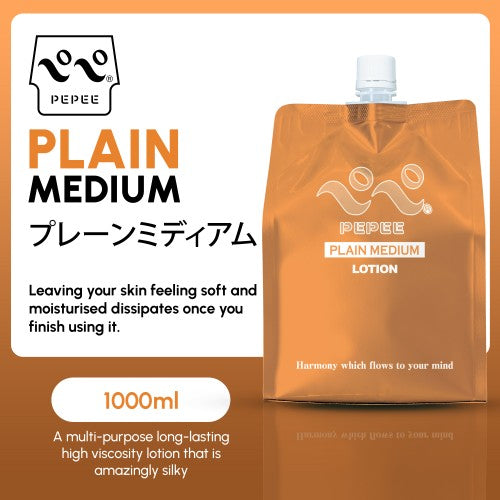 Pepee Plain Medium Water Based Lubricant 1000ml