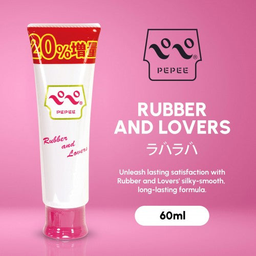 Pepee Rubber and Lovers Water Based Lubricant 60ml