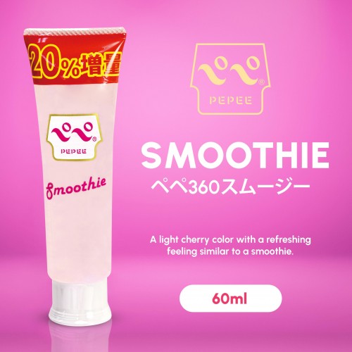 Pepee Smoothie Water Based Lube Lubricant 60ml