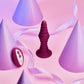Femme Funn Pyra Large Vibrating Plug - Dark Fuschia
