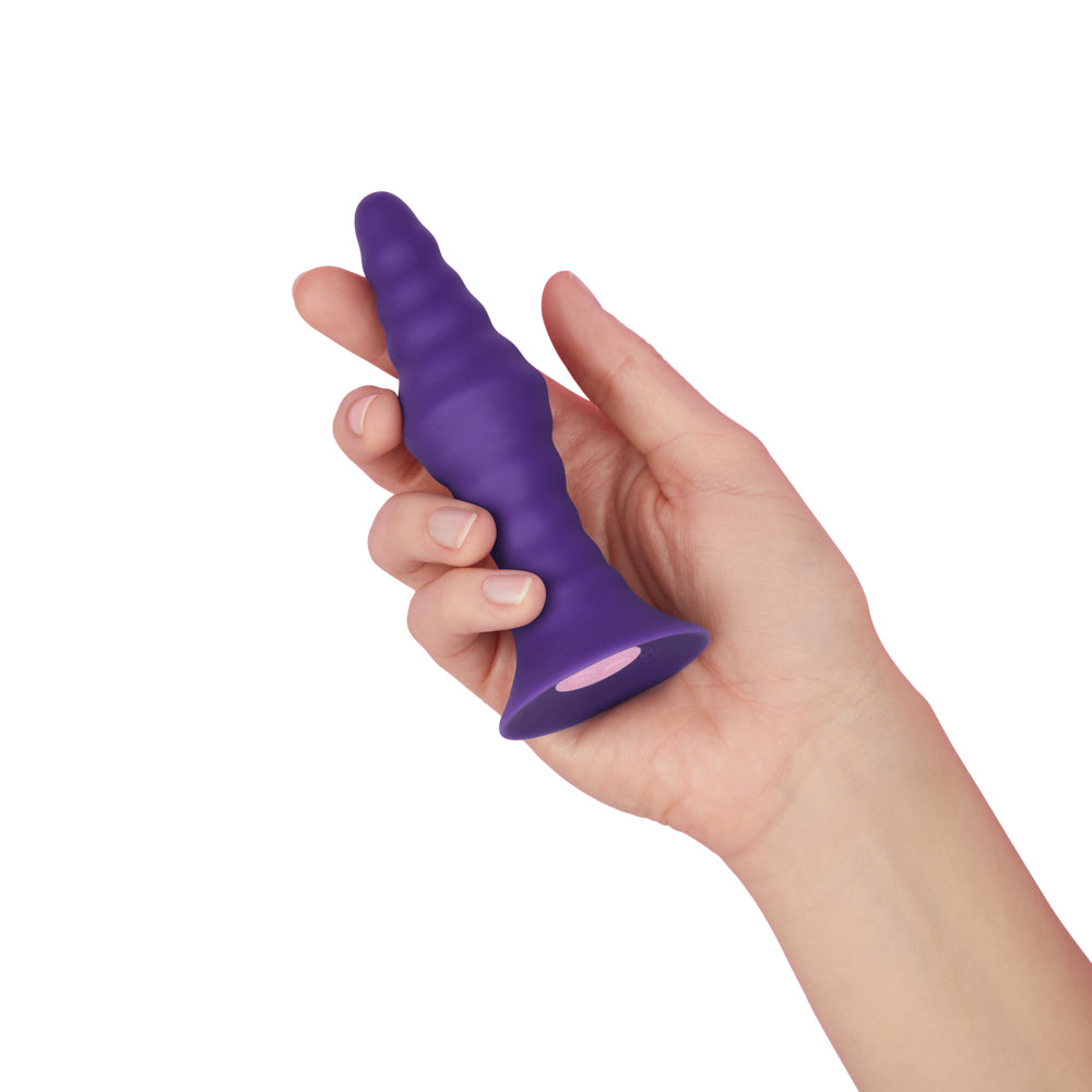 Femme Funn Pyra Small Vibrating Plug - Dark Purple