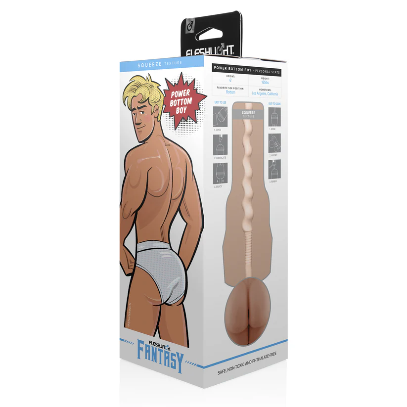 Fleshlight Fleshjack Fantasy Power Bottom Boy Masturbator