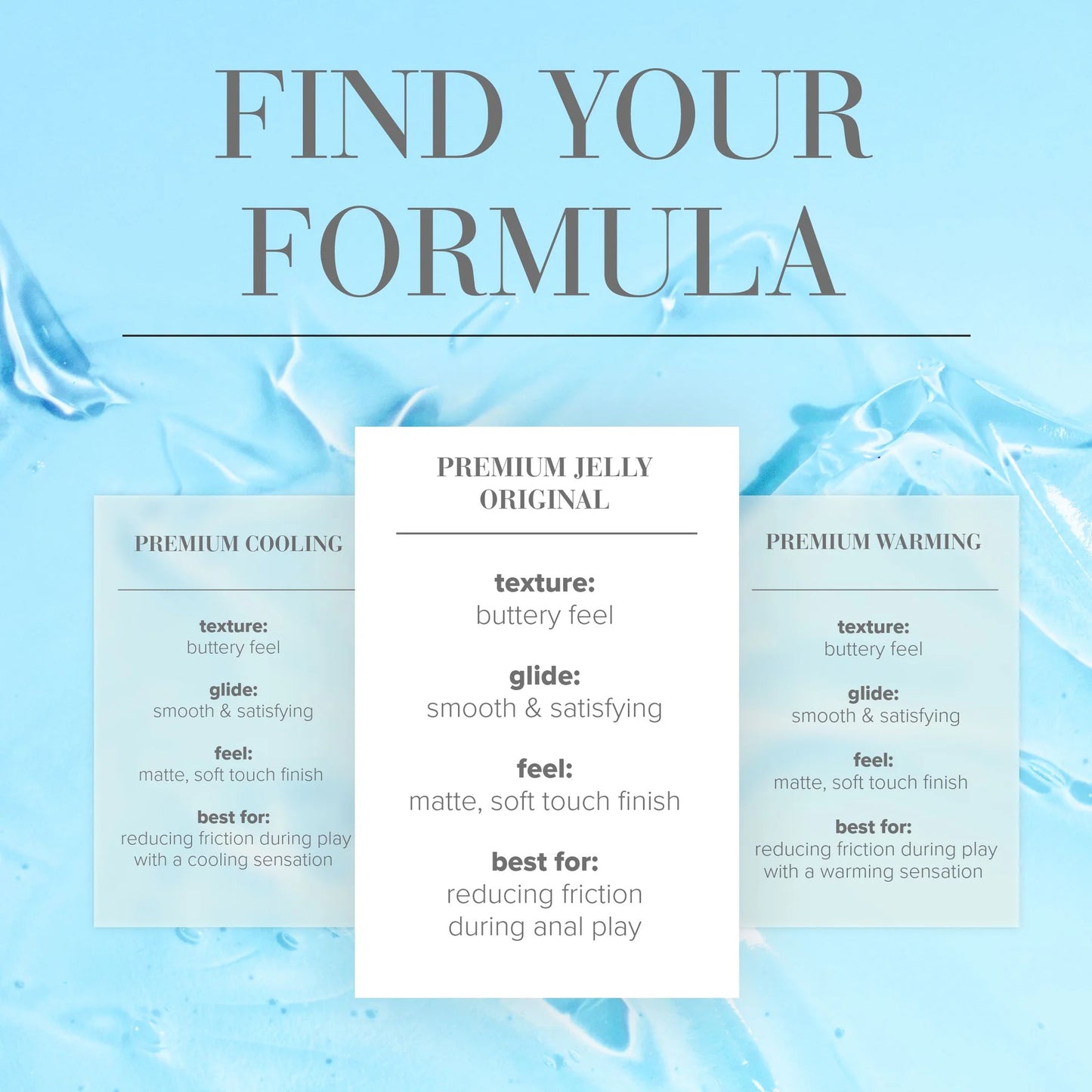 JO Premium Jelly Original Silicone Based Lubricant 4oz/120ml