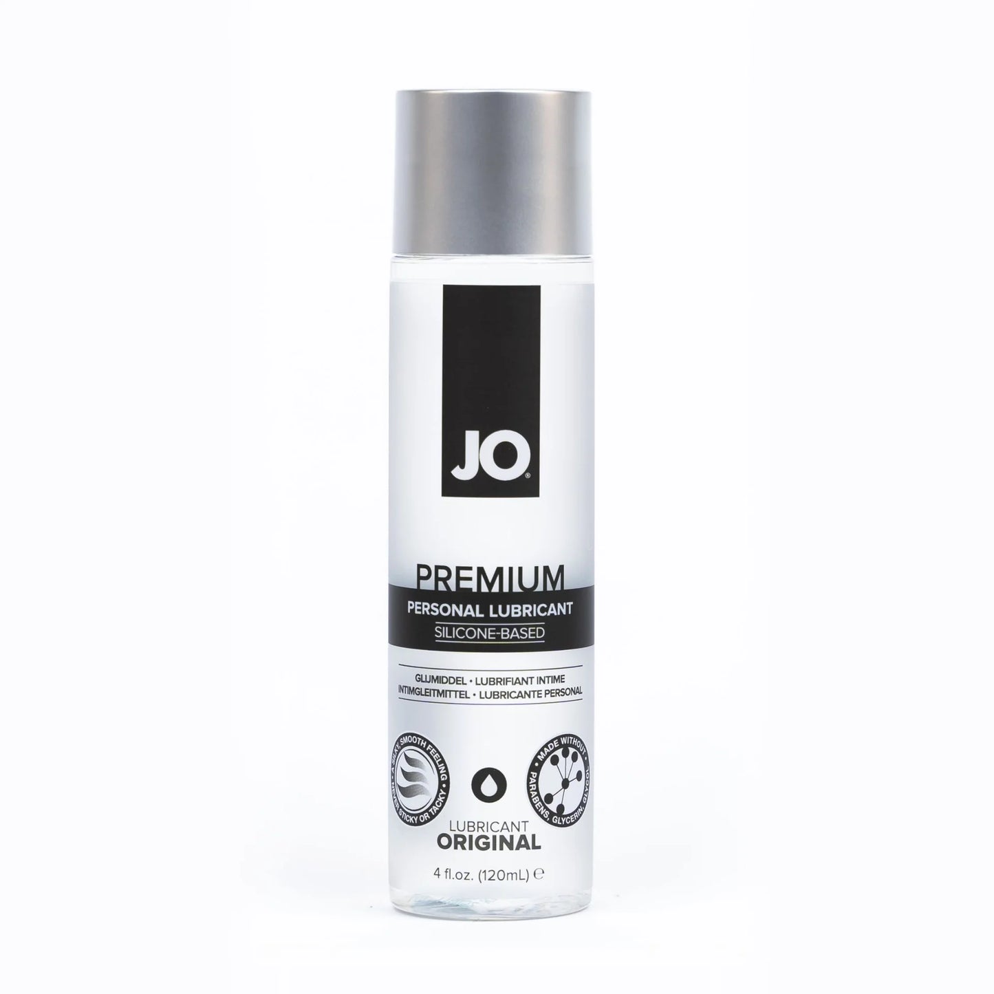 JO Premium Silicone Lubricant 4oz/120ml