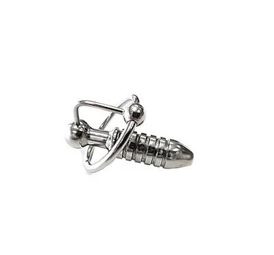 Rouge Stainless Steel Beaded Urethral Probe and Cockring