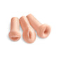 Pipedream PDX Extreme Toyz All 3 Holes - Flesh Strokers - Set of 3