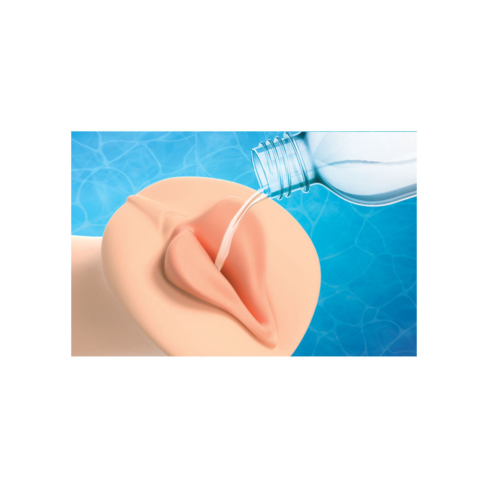 Pipedream PDX Wet Pussies - Super Luscious Lips XXL - Flesh Vagina Stroker