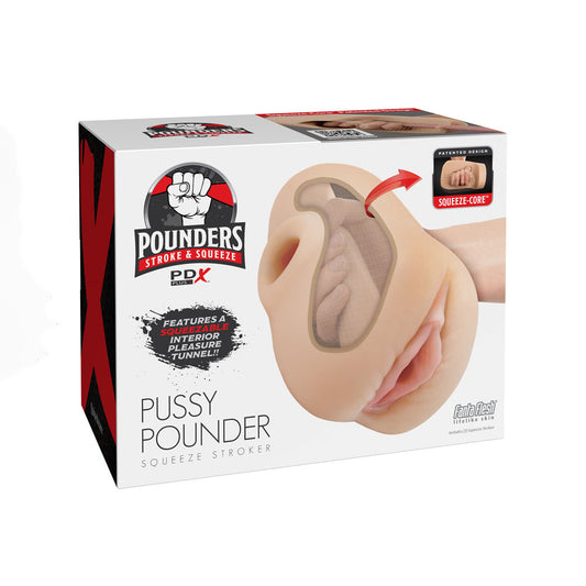 Pipedream PDX Plus Pussy Pounder Squeeze Stroker - Flesh