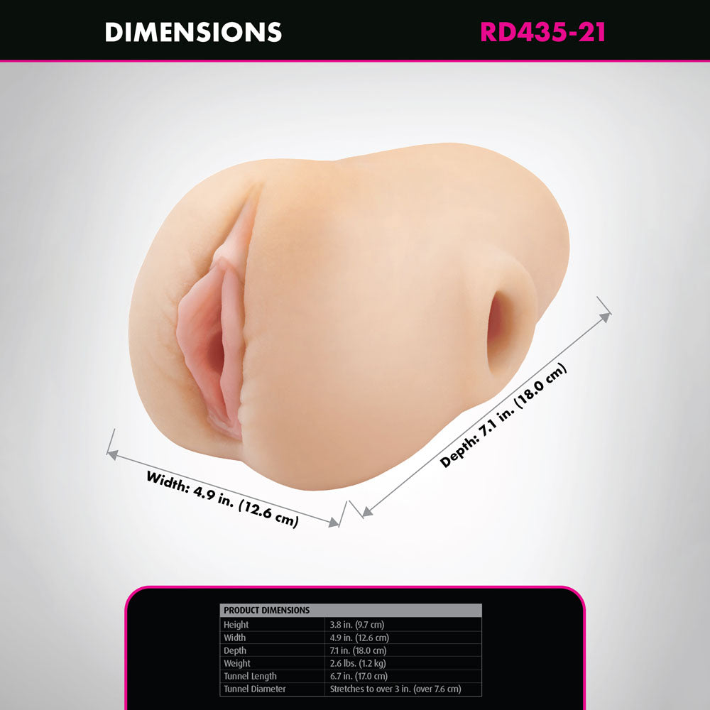 Pipedream PDX Plus Pussy Pounder Squeeze Stroker - Flesh