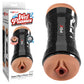 Pipedream PDX Wet Pussies Super Flip-A-Pussy Over - Dual Ended Stroker (Vagina & Ass) - Brown