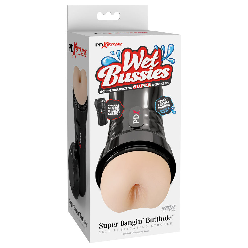 Pipedream PDX Wet Bussies Super Bangin Butt Anal Stroker - Light