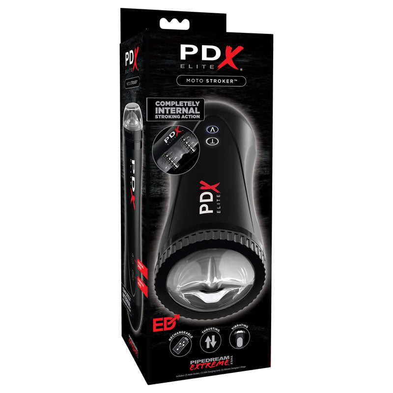 Pipedream PDX Elite Moto Stroker Vibrating Thrusting Masturbator