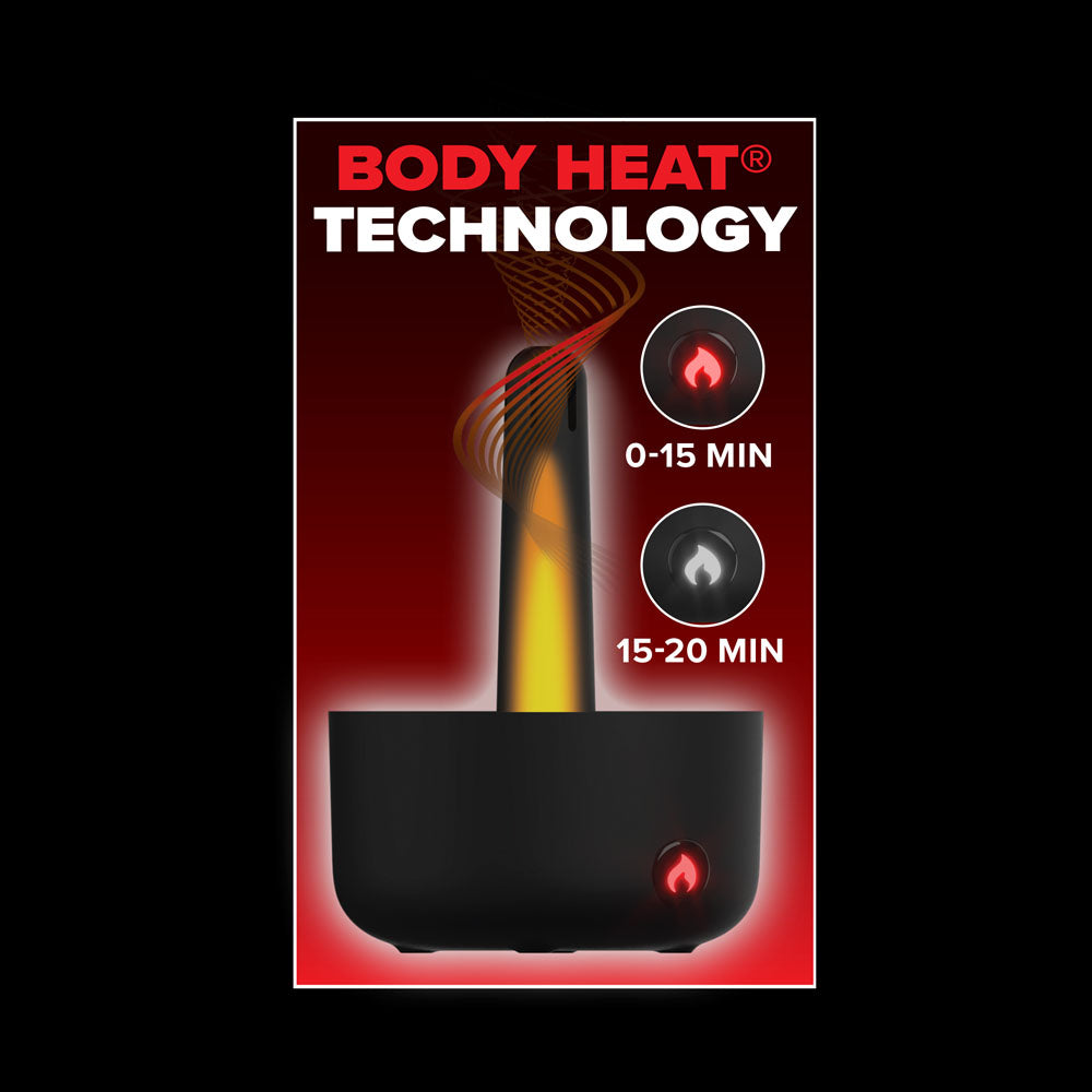 Pipedream PDX Elite Milk Me Hotter - USB Rechargeable Thrusting Heating & Vibrating Auto Stroker