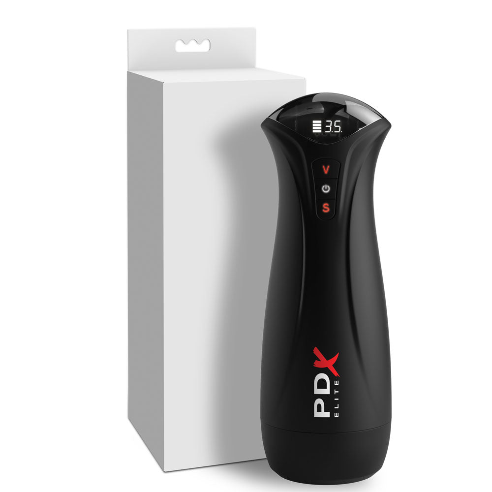 Pipedream PDX Elite Fuck-Gasm Sucking & Vibrating Auto Stroker - Flesh