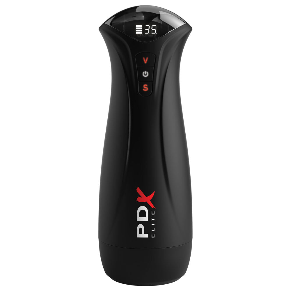Pipedream PDX Elite Fuck-Gasm Sucking & Vibrating Auto Stroker - Flesh