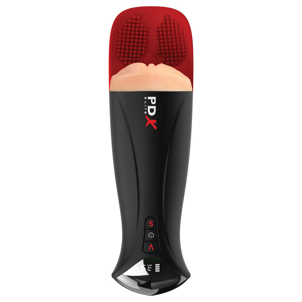 PDX Elite Fap-O-Matic Pro XL - Flesh Vibrating Suction Auto Stroker