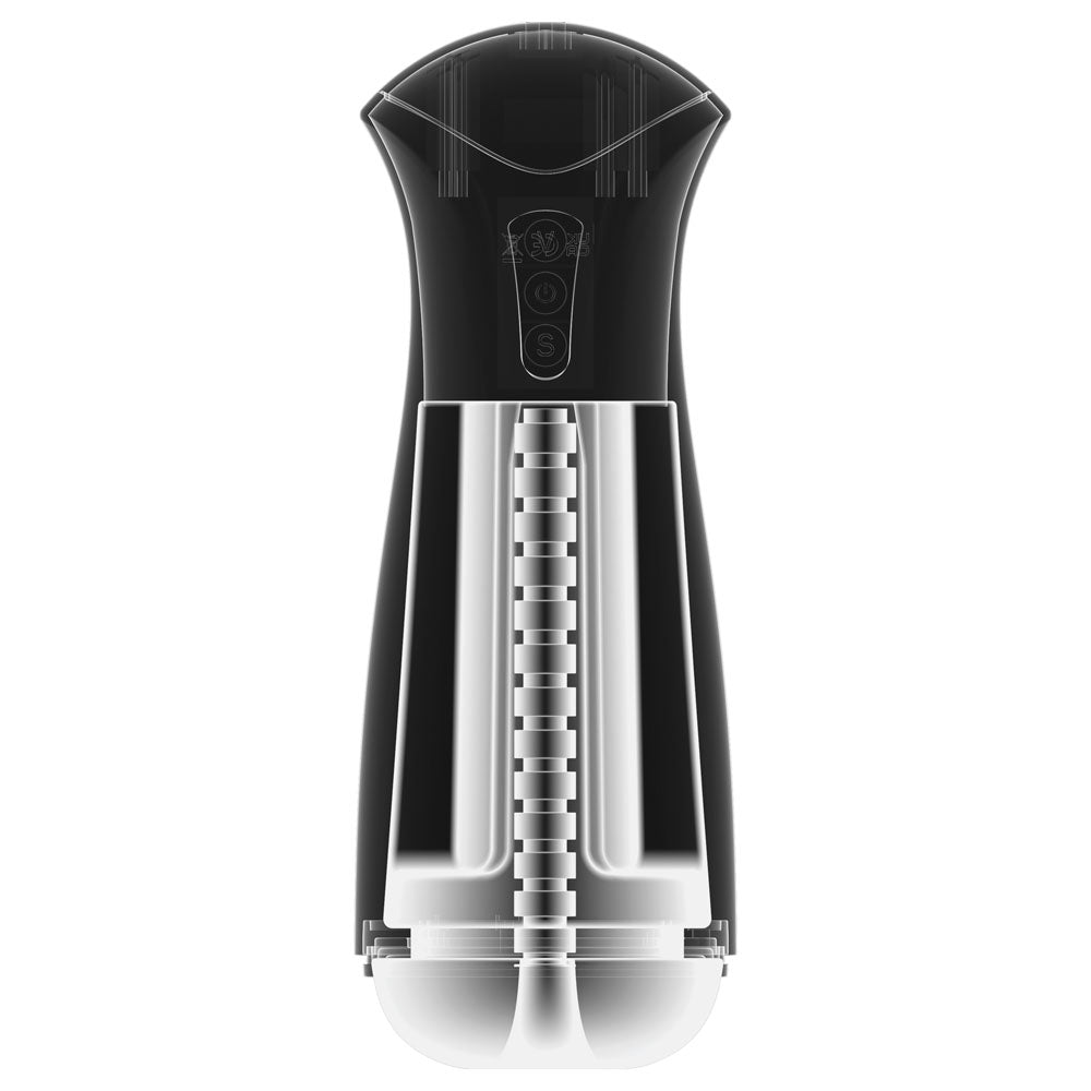 Pipedream PDX Elite Fuck-Gasm Sucking & Vibrating Auto Stroker - Frosted