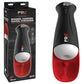 PDX Elite Fap-O-Matic Pro XL - White/Red Vibrating Suction Auto Stroker
